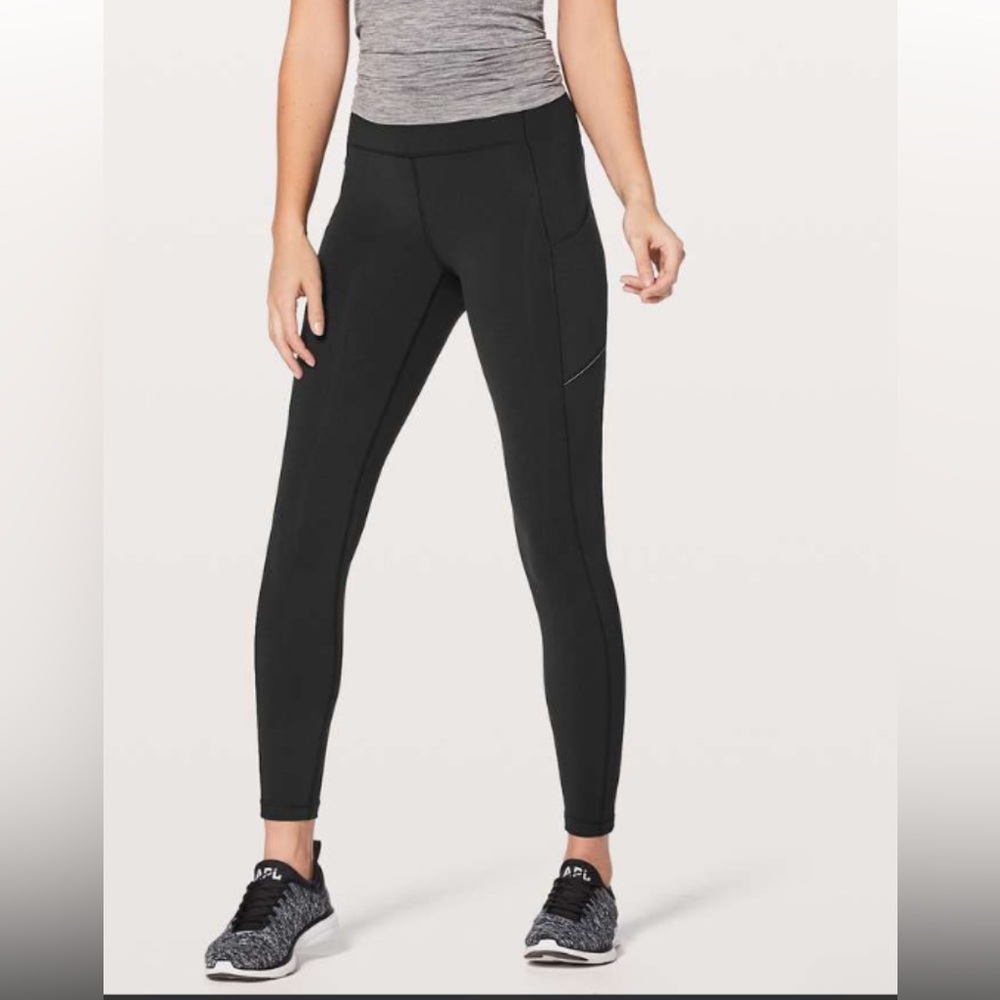 Lululemon Speed Up Tight *Full-On Luxtreme 28" *Black Size 6